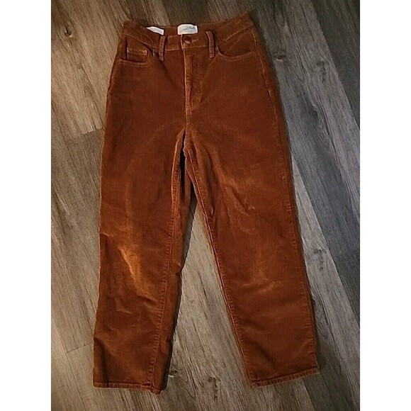 Women’s Corduroy Pants 2 / 26 Universal Threads Brown Vintage Straight Recto - Picture 6 of 7
